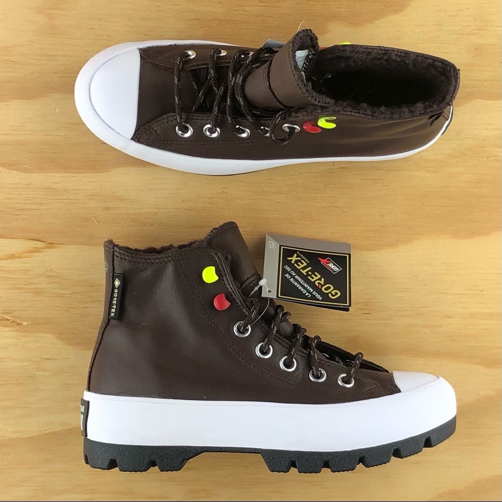 Converse Chuck Taylor All Star Lugged Platform Winter Brown Shoes Size 5